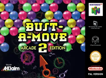 Bust-A-Move 2 - Arcade Edition (Europe) box cover front